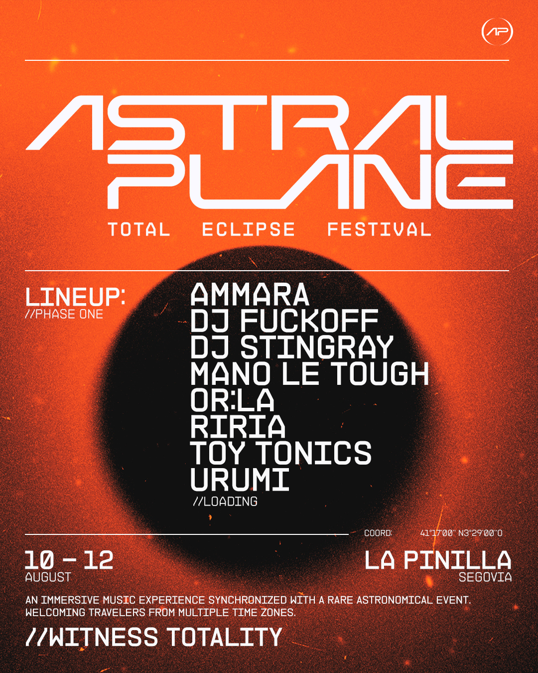 Astral Plane Phase 1 Lineup